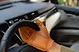 mens brown leather driving gloves